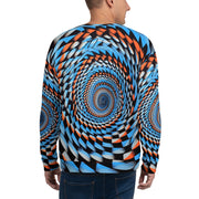 Vibrant Spiral Illusion Sweatshirt