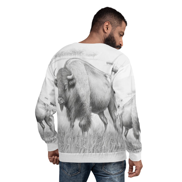 "Majestic Bison in the Plains Long Sleeve"