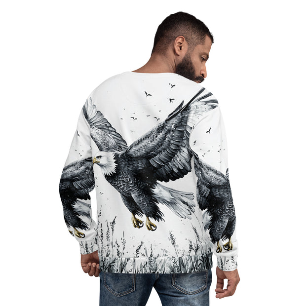 "Majestic Bald Eagle Flight Long Sleeve"