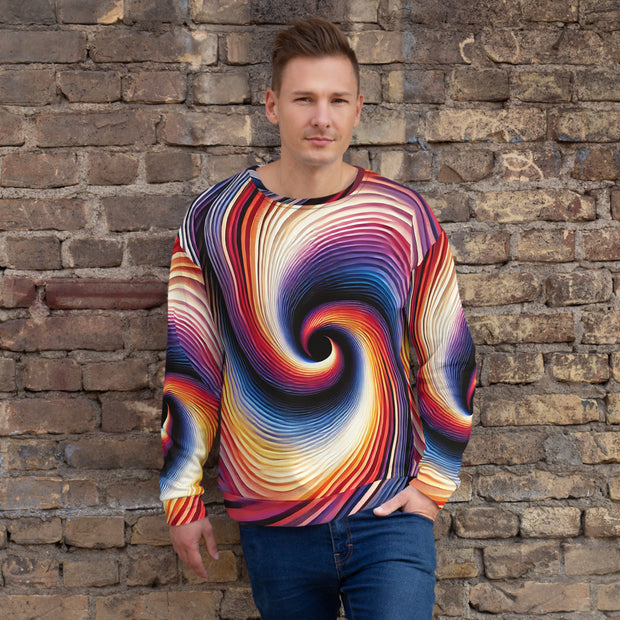 Swirling Spectrum Sweater