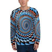 Vibrant Spiral Illusion Sweatshirt