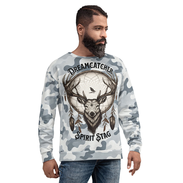 "Dreamcatcher Spirit Stag Camo Long Sleeve Shirt"