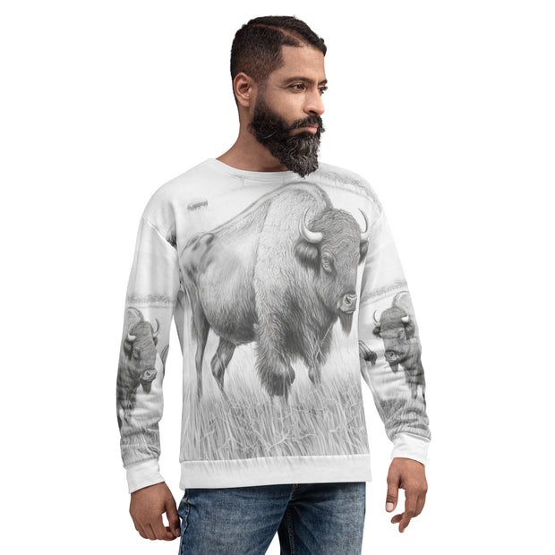 "Majestic Bison in the Plains Long Sleeve"