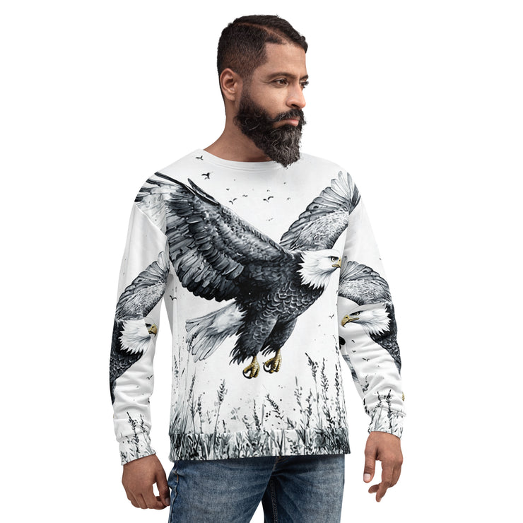 "Majestic Bald Eagle Flight Long Sleeve"