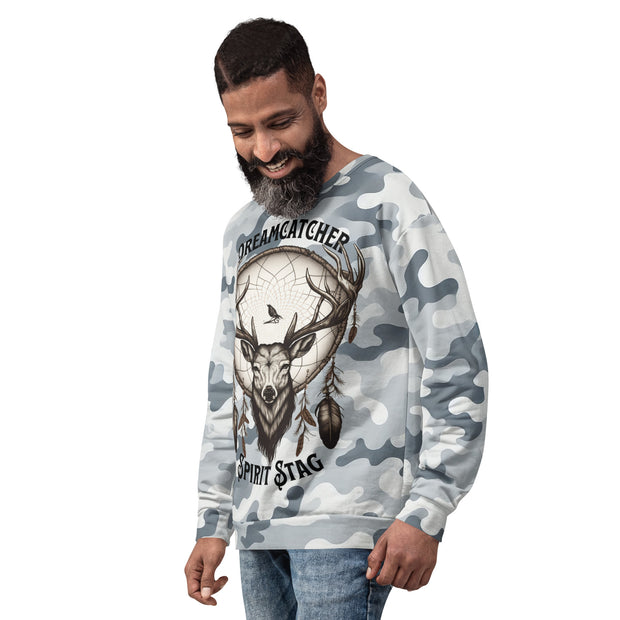 "Dreamcatcher Spirit Stag Camo Long Sleeve Shirt"