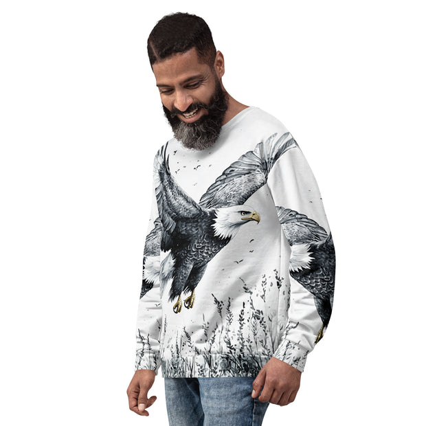 "Majestic Bald Eagle Flight Long Sleeve"