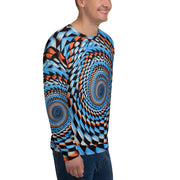 Vibrant Spiral Illusion Sweatshirt