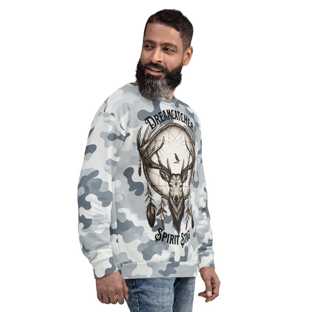 "Dreamcatcher Spirit Stag Camo Long Sleeve Shirt"