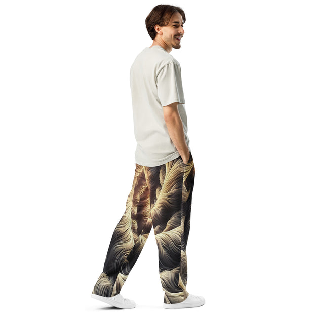 Golden Flow Relaxed Fit Pants