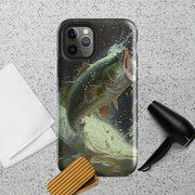 Epic Catch: Bass Fishing Splash Phone Case