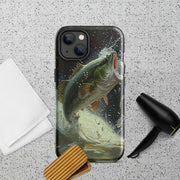 Epic Catch: Bass Fishing Splash Phone Case