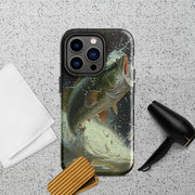 Epic Catch: Bass Fishing Splash Phone Case