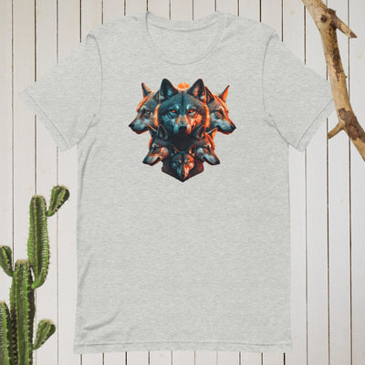 Wolf Pack Unity: Multidimensional Wolf Graphic Tee