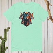 Wolf Pack Unity: Multidimensional Wolf Graphic Tee