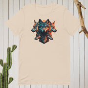 Wolf Pack Unity: Multidimensional Wolf Graphic Tee