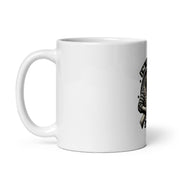 White glossy mug