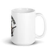 White glossy mug