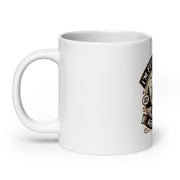 White glossy mug