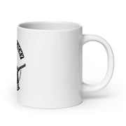 White glossy mug